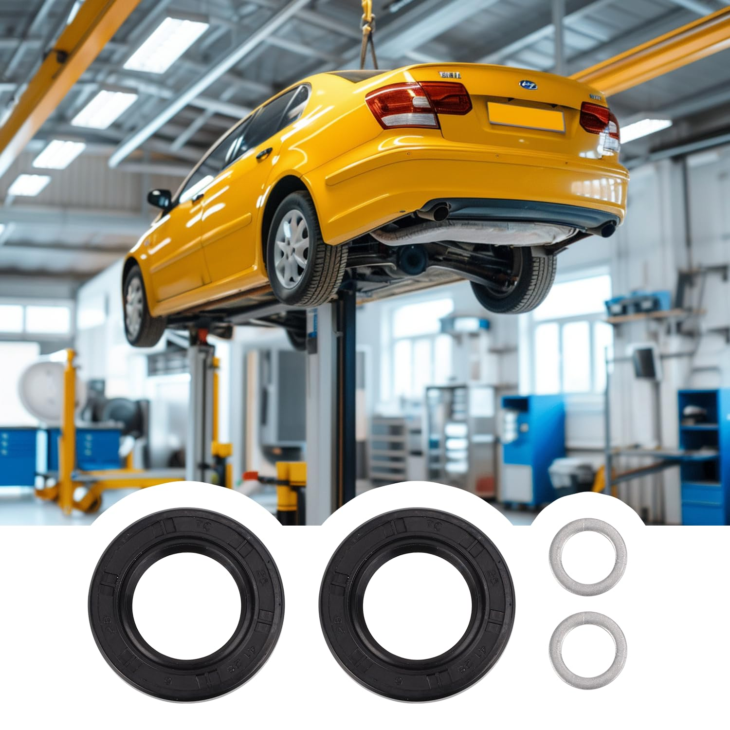 Crank Case Side Cover Gasket Oil Seal Kit, Compatible with Coleman Mini Bike and Predator 212 and Baja 196Cc 200Cc 224Cc and Tillotson and Honda GX160 GX200 image number 6