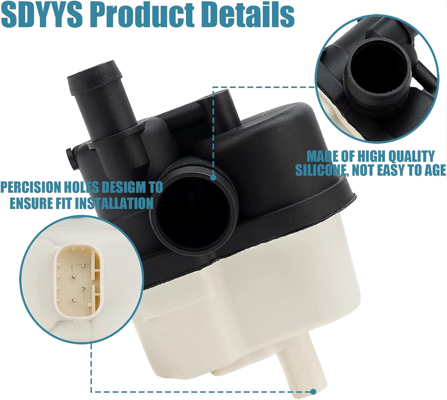 Fuel Vapor Leak Detection Pump, Automotive Replacement Part 0261222018 SD70-001 image number 6
