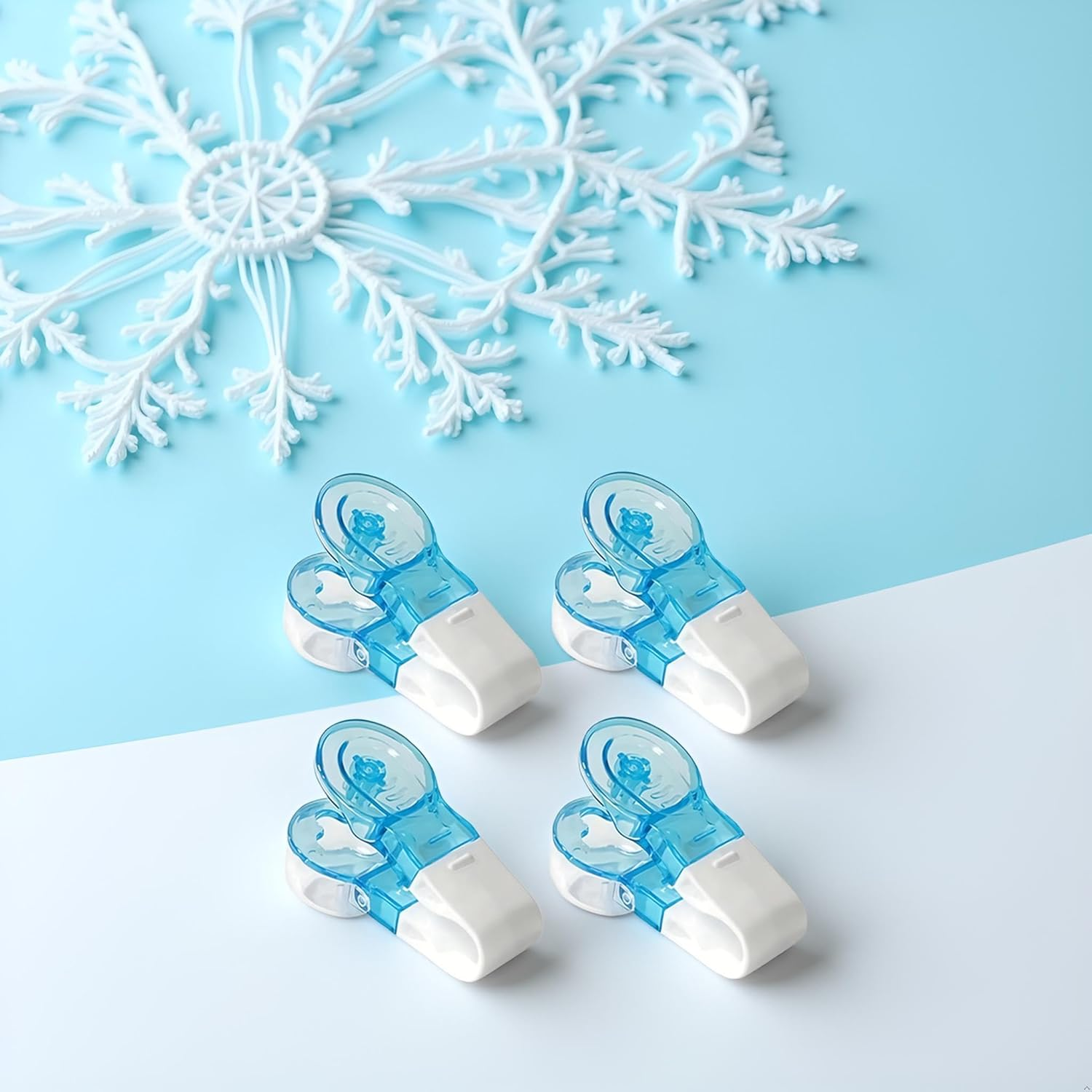 4Pcs Blue Portable Pill Taker Remover, Blister Pack Opener Popper Assistance No Contact Easy to Take Out Portable Travel Tablet Dispenser Pills Extractor Tool Medication Aids, Pill Organizers image number 3