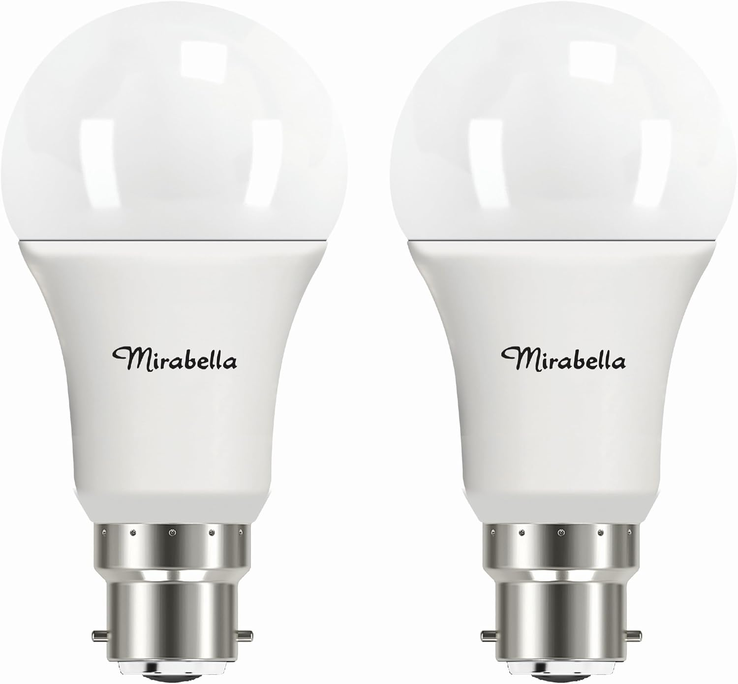 Mirabella LED 2PK GLS BC 11W 1000Lum 2700K Warm White