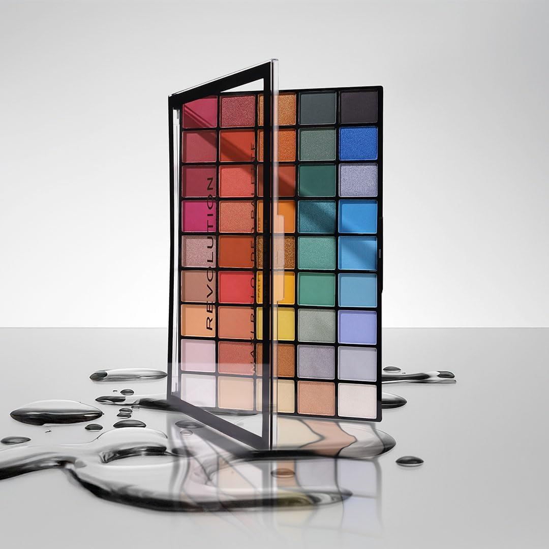 Makeup Revolution, Maxi Reloaded Big Shot Eyeshadow Palette, 45 Shades, 60.8 G image number 4