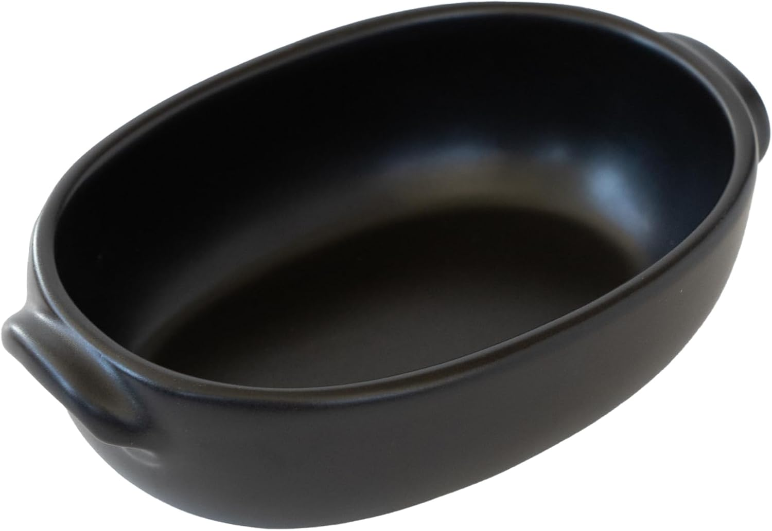 Banko Ware Au Gratin Dish for One Person Diameter 9.4 Inches (24 Cm), Heat Resistant, Pottery, Oven Safe, Direct Fire, Microwave and Dishwasher Safe, Black, Made in Japan image number 4