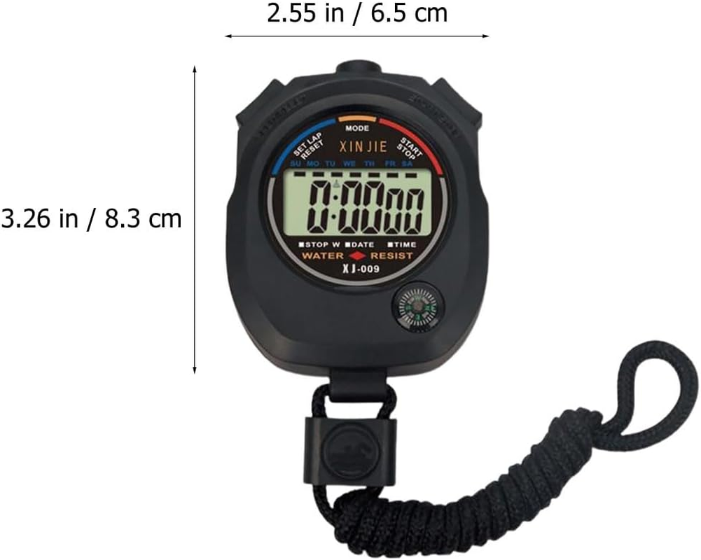 BESPORTBLE 12 Pcs Timer Stopwatch for Game Referees Watch Match Stopwatch Classroom Electronic Watch Workout Game ES Running Handheld Abs image number 1