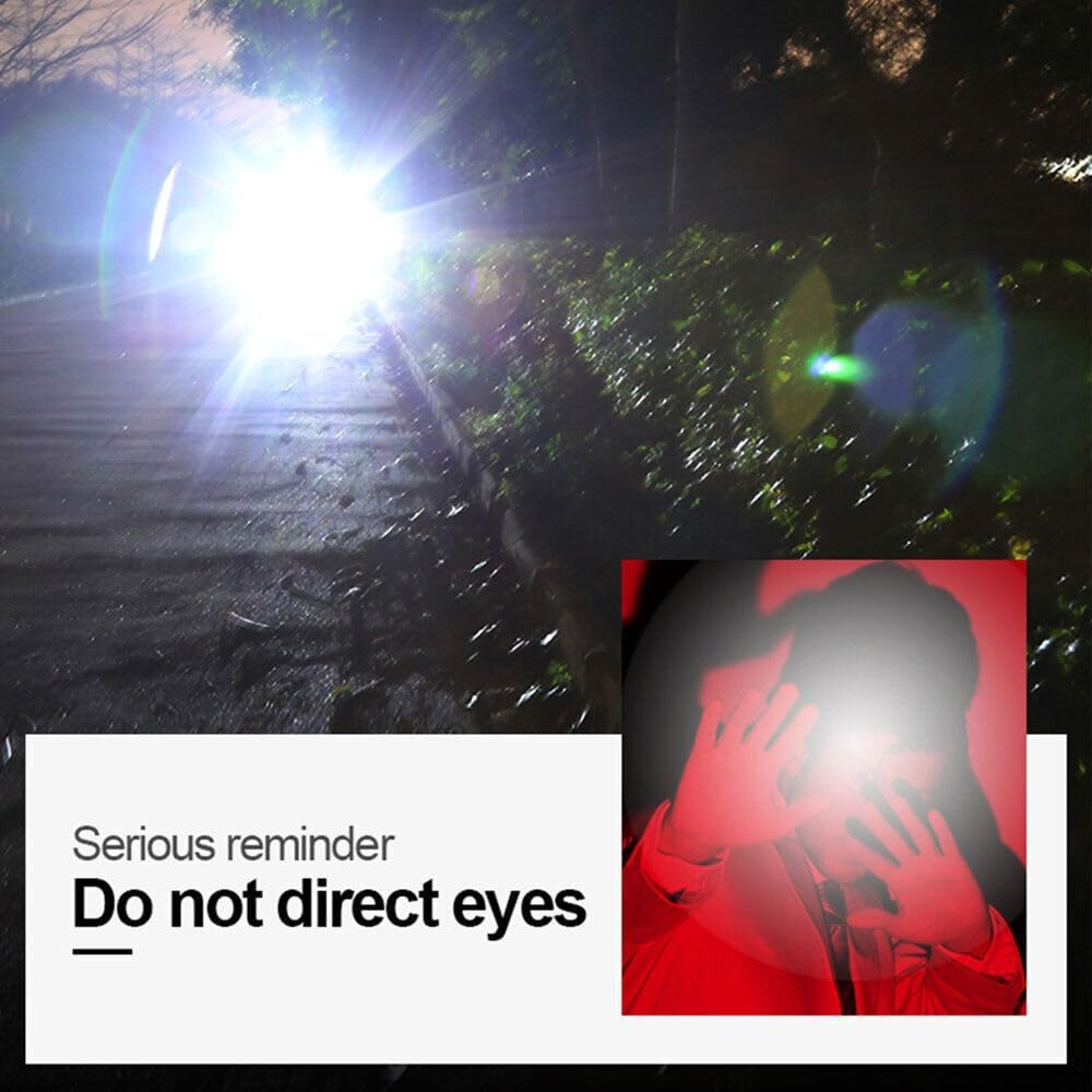 Tootoo Super Bright 1000000LM Torch Led Flashlight USB Rechargeable Tactical Side Light image number 2