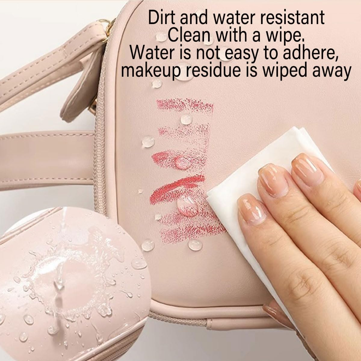 AIMALL Multi-Functional Large Capacity Cosmetic Bag &ndash; Portable Travel Makeup Brush and Toiletry Storage Organizer for Women image number 1