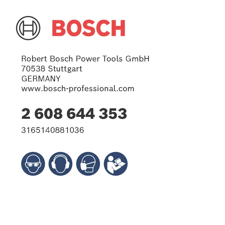 Bosch Professional 2608644353 Expert for Fibre Cement Circular Saw Blade (For Fibre Cement, 305 X 30 X 2.4 Mm, 8 Teeth,Circular Saw Accessory), Diameter 305 Mm image number 4