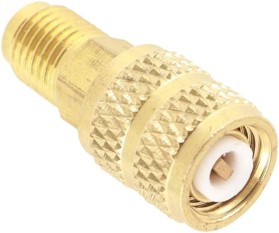 R410A A/C Adapter, 1/4'' SAE Male to 5/16'' SAE Female Connector for Mini Split HVAC Systems, Refrigeration Accessories image number 5