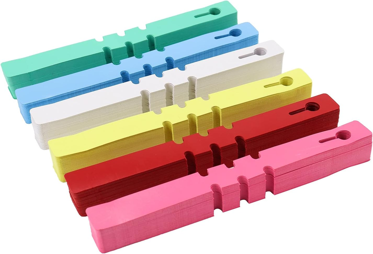 Plant Labels Valuehall 600Pcs Nursery Garden Labels 6 Colors Plastic Plant Tree Tags Large Writing Surface Waterproof and Reusable V7G01 image number 4