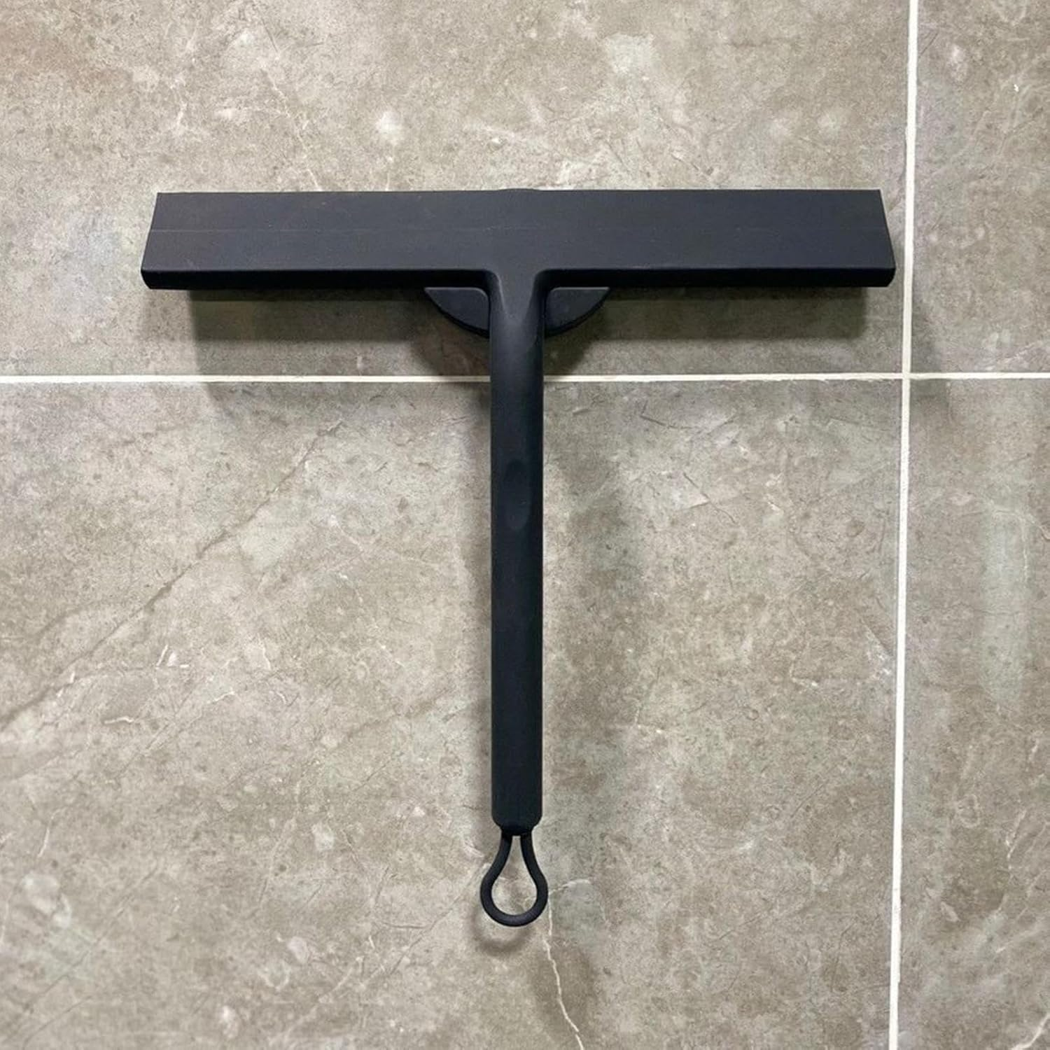 Squeegee for Shower, Shower Wiper Bathroom Squeegee Scraper, Silicone Cleaning Supplies Scrubber with 3 Hooks, Wiper Scraper for Tile Wall Mirror Car Windshield Window image number 6