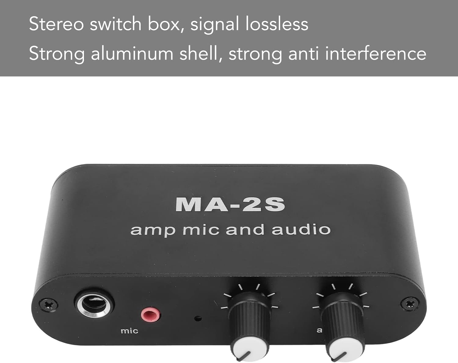 Mini Small Stereo Preamplifier,Headphone Amplifier,Phono Turntable Phonograph Preamp with 3.5MM Headphone and Output image number 2