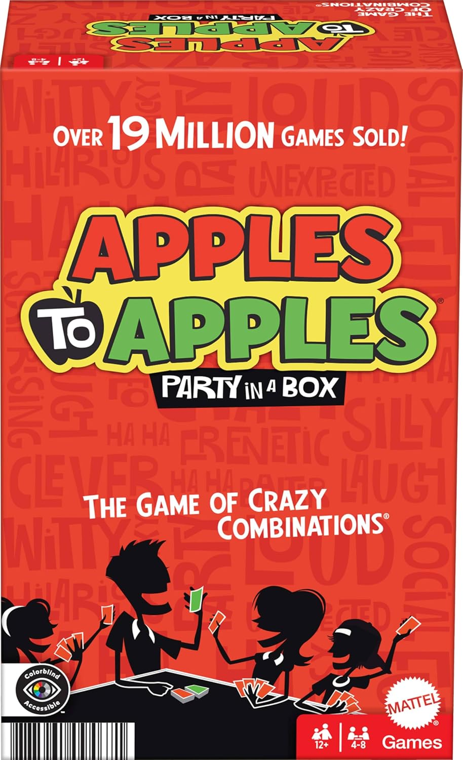 Mattel Games Apples to Apples Game of Comparisons for Parties & Family Reunions with 500+ Cards for 4 to 8 Players image number 5