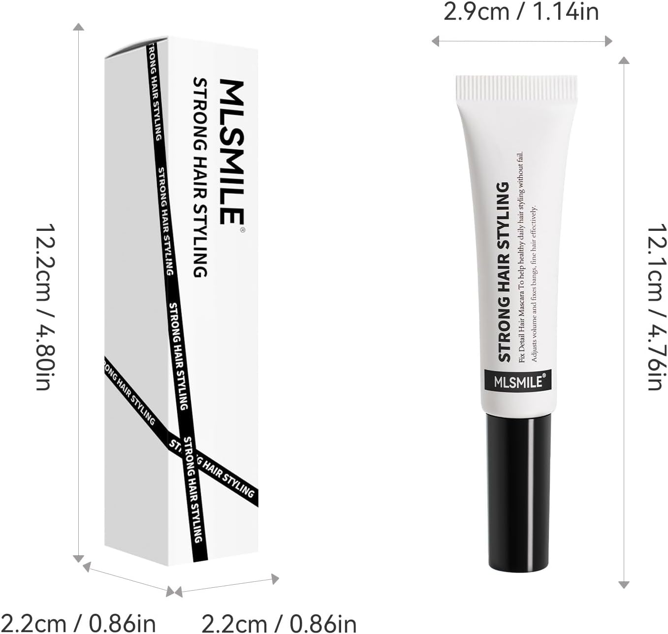 Hair Wax Stick Anti-Frizz Flyaway Wand Flyaway Feel Hair Finishing Stick for Small Broken Hair Cream Naturally Refreshing, Non-Greasy and Non-Sticky 15Ml image number 3