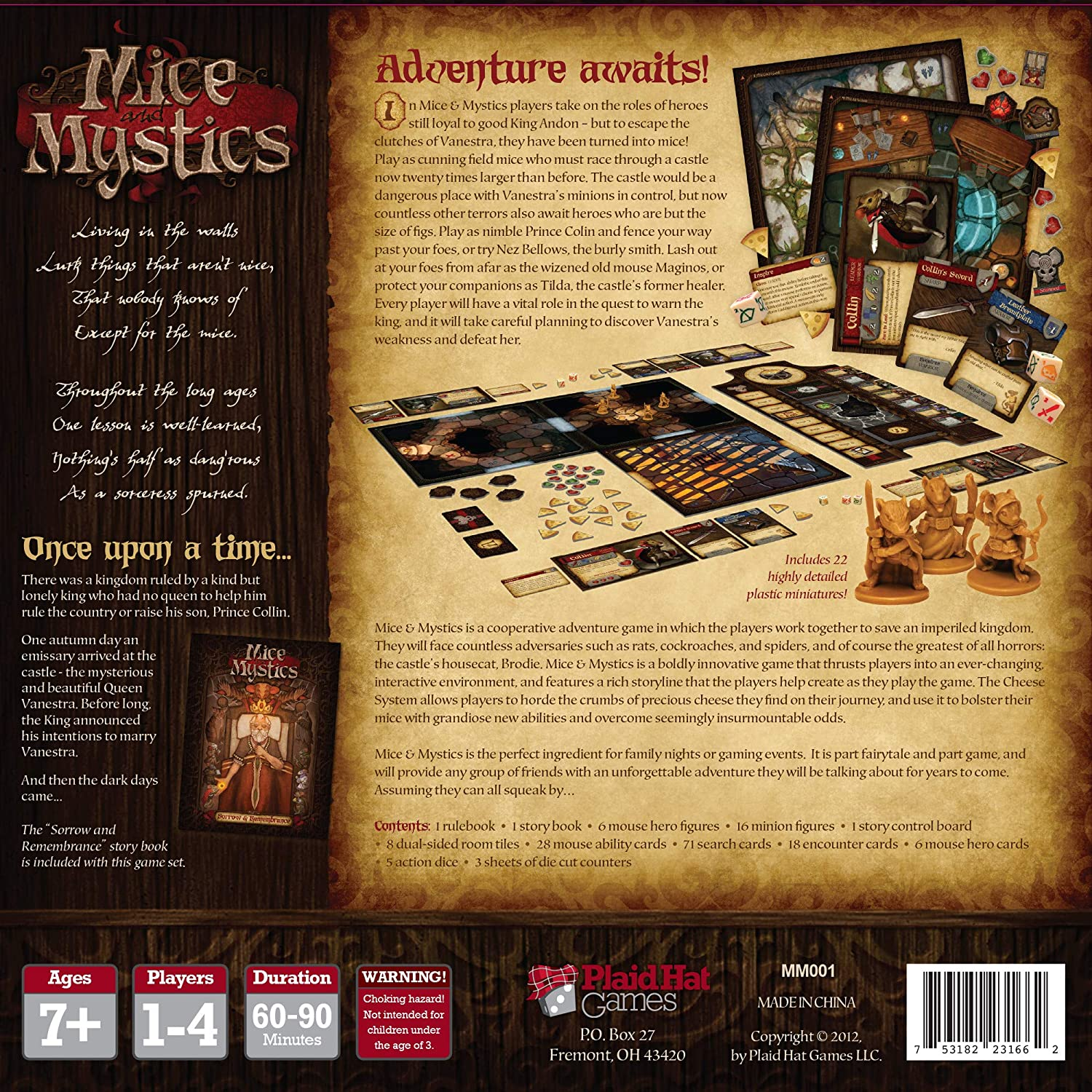 Z-Man Games Mice and Mystics Board Game for 2-4 Players, Ages 7+ image number 6