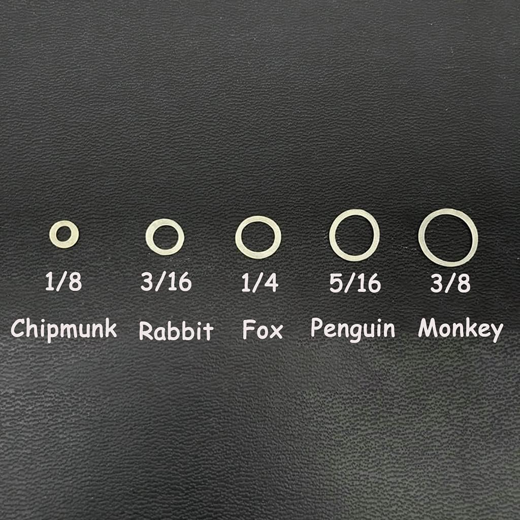 500 Pcs Orthodontic Elastic Bands Dental Orthodontic Elastics Latex Rubber Bands (Penguin5/16") image number 2