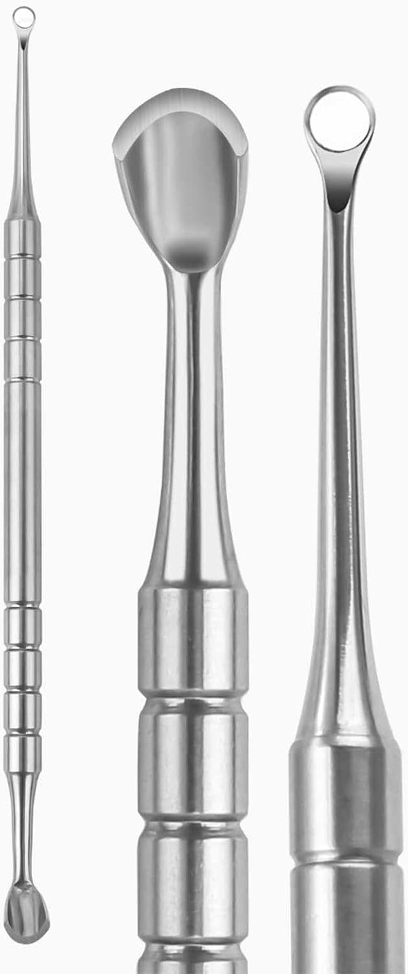 2 in 1 Manicure Cuticle Pusher Tool, Ring Design, Suitable for Nail Care, Ideal Replacement for Staleks Pro Expert, Features Horseshoe End and Ring End for Effective Cuticle Removal. image number 2