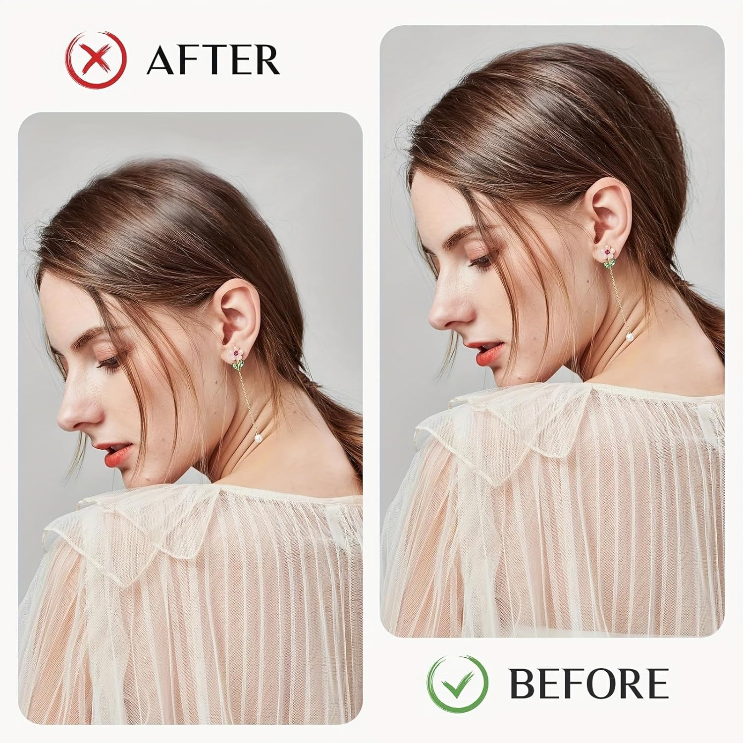 Hair Bun Maker & Styling Accessories Set, Volumizing Sponge for Updos with 70 Bobby Pins, Thin Hair Filler, Salon Must-Have Tool - 1 Piece, Dark Brown image number 4