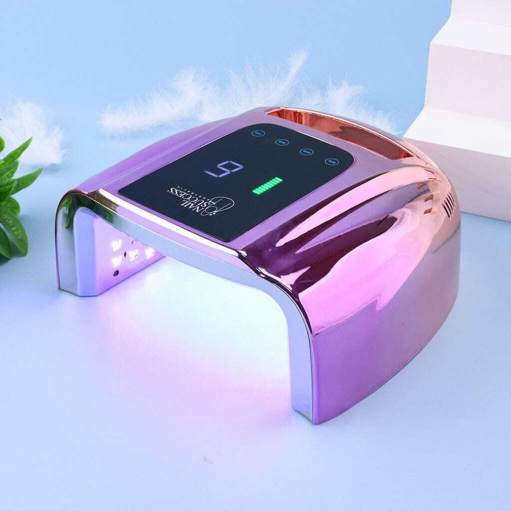 PRO Rechargeable Nail Lamp LED/UV 96W - Purple Pink image number 3