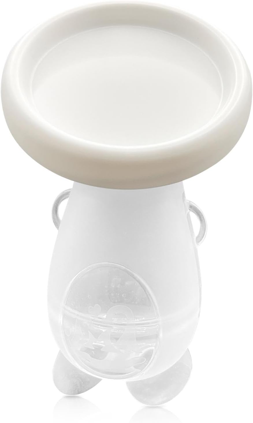 Manual Breast Pump, Silicone Hand Pump Breastfeeding with Suction Base, Includes anti Dust Cover, Lanyard and 2 Milk Storage Bags, Adjustable Neck Strap, 150Ml/5Oz Capacity, Easy to Clean and Pour image number 3