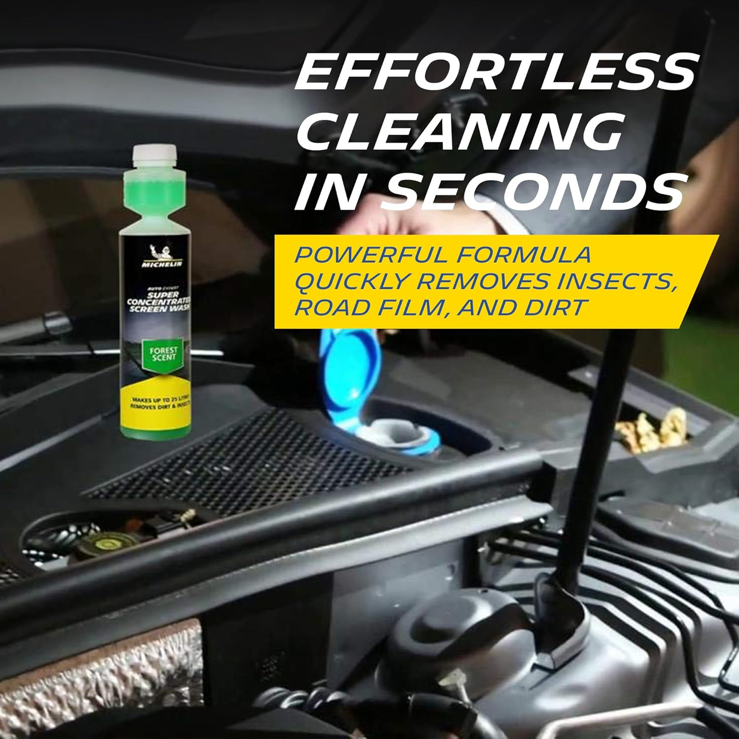 MICHELIN MC31999 Super Concentrated Glass Water Additive, Spring Scent &ndash; 250Ml Windshield Washer Fluid Enhancer image number 4