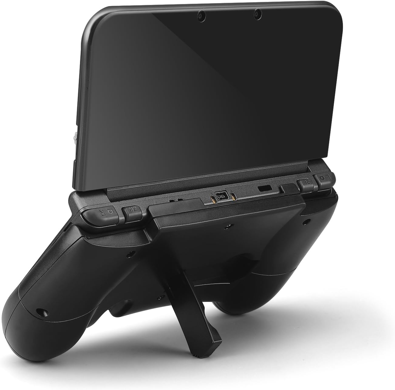 TNP New Nintendo 3DS XL Hand Grip Protective Cover Skin Rubber Controller Grip Case Ergonomic Comfort anti Slip Handle Console Grip with Kick-Stand for New Nintendo 3DS XL LL 2015 Model image number 2