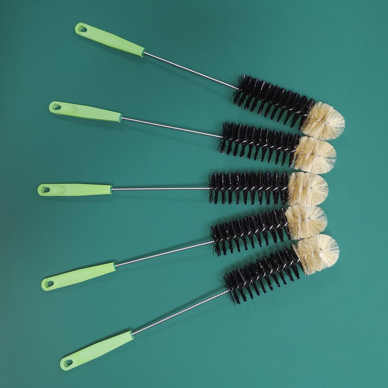 Long Handle Bottle Brush, Sport Water Bottles, Narrow Neck Thermos & Glassware Cleaning, Durable Cup & Kettle Brush with Ergonomic Grip image number 6