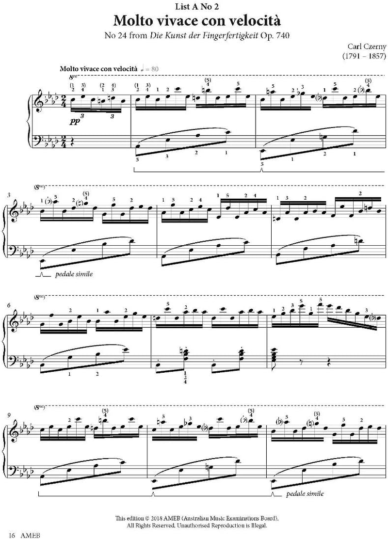 AMEB Piano Series 18 Grade 8 Grade Book