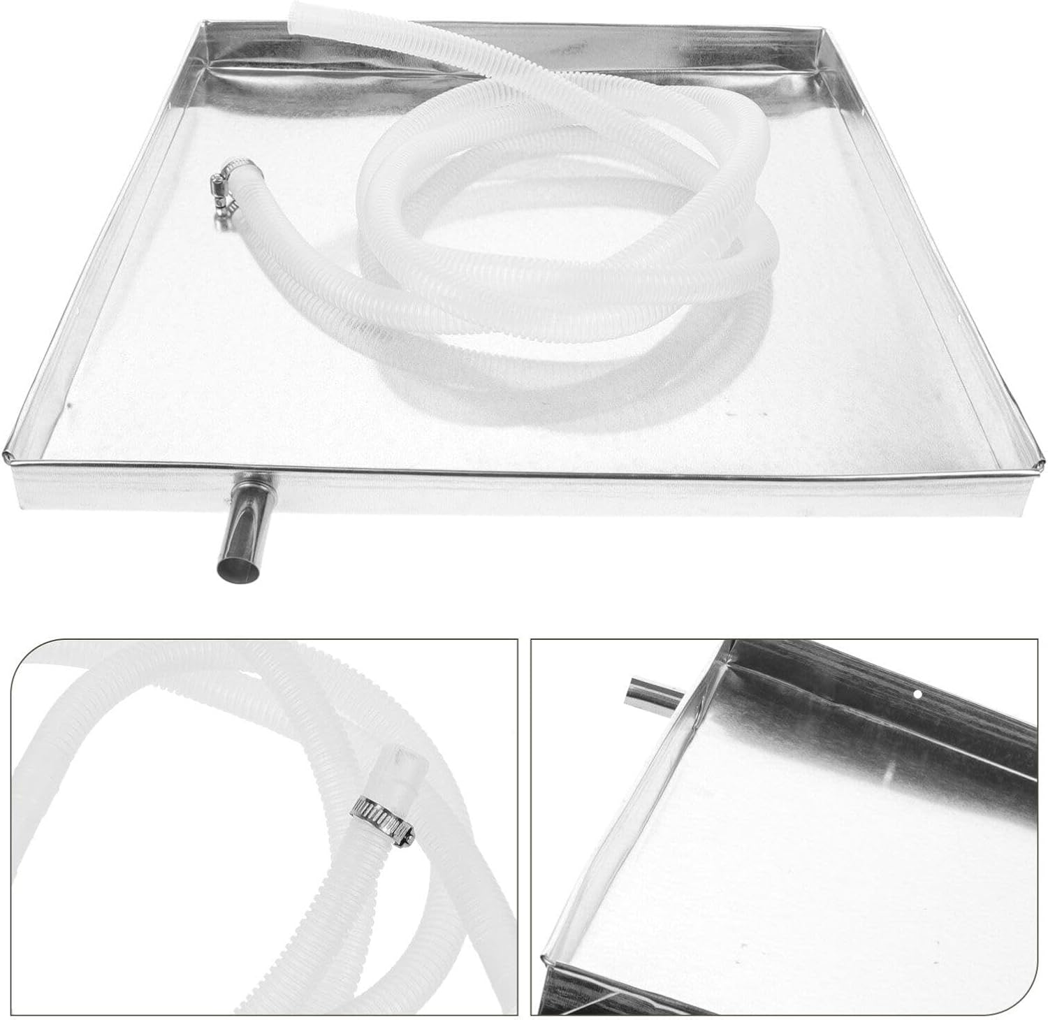 Gadpiparty AC Drip Pan with Hose - Air Conditioner Drainage Tray for Machinery and Accessories image number 2