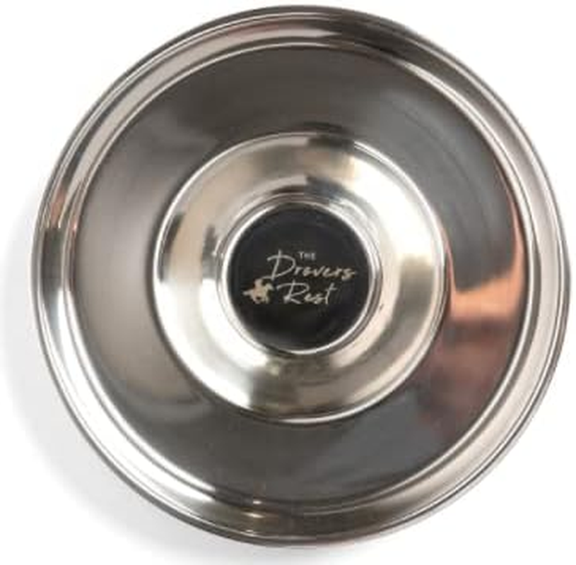 DROVERS Dog and Co Stainless Steel Slow Feeder- One Piece - Extra Strong - Puppy Weaning Bowl - SMALL