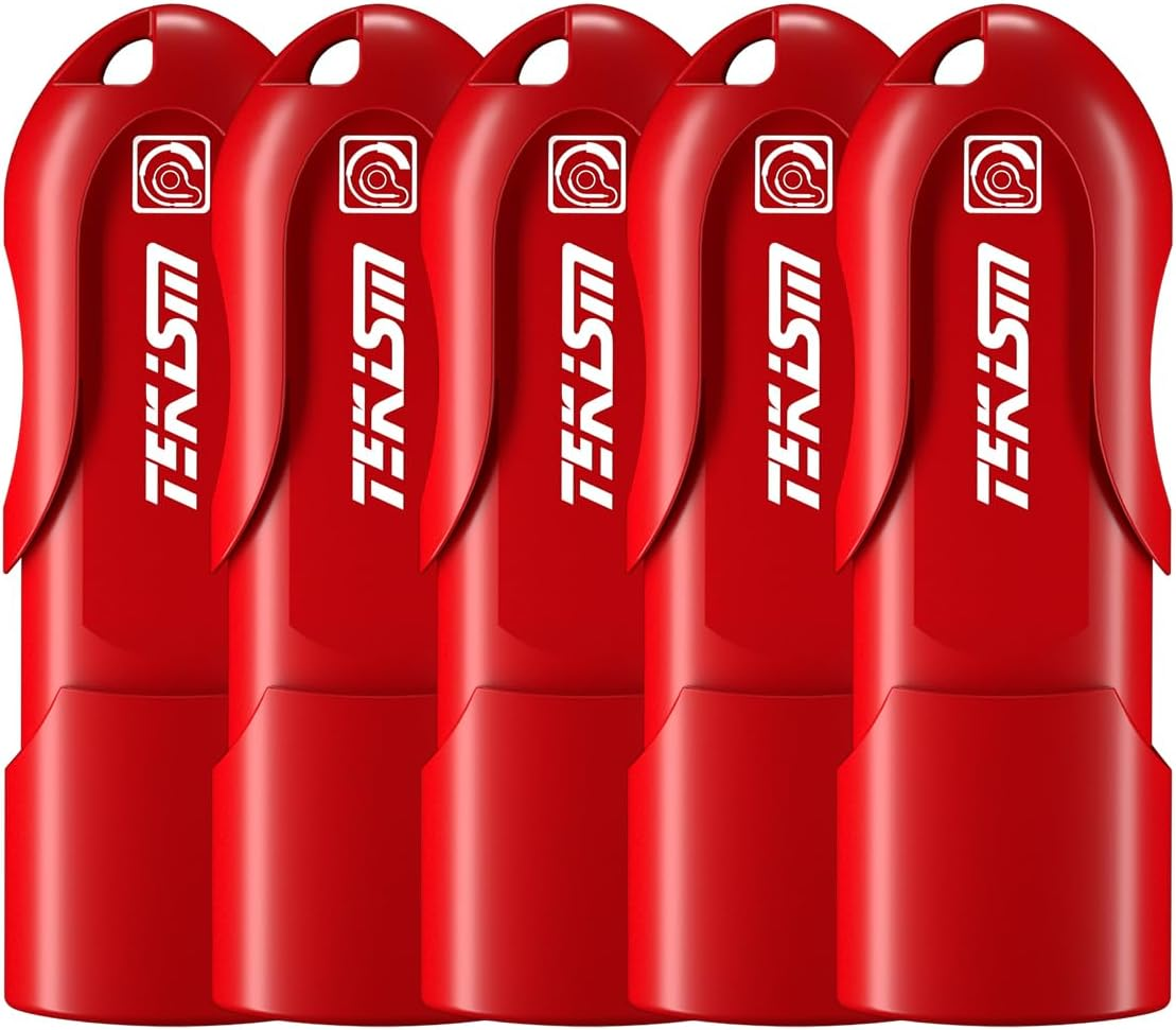 32GB 5 Pack USB 3.2 Gen 1 (USB 3.1) Flash Thumb Drive, External Data Storage Memory Stick Compatible with Computer/Laptop