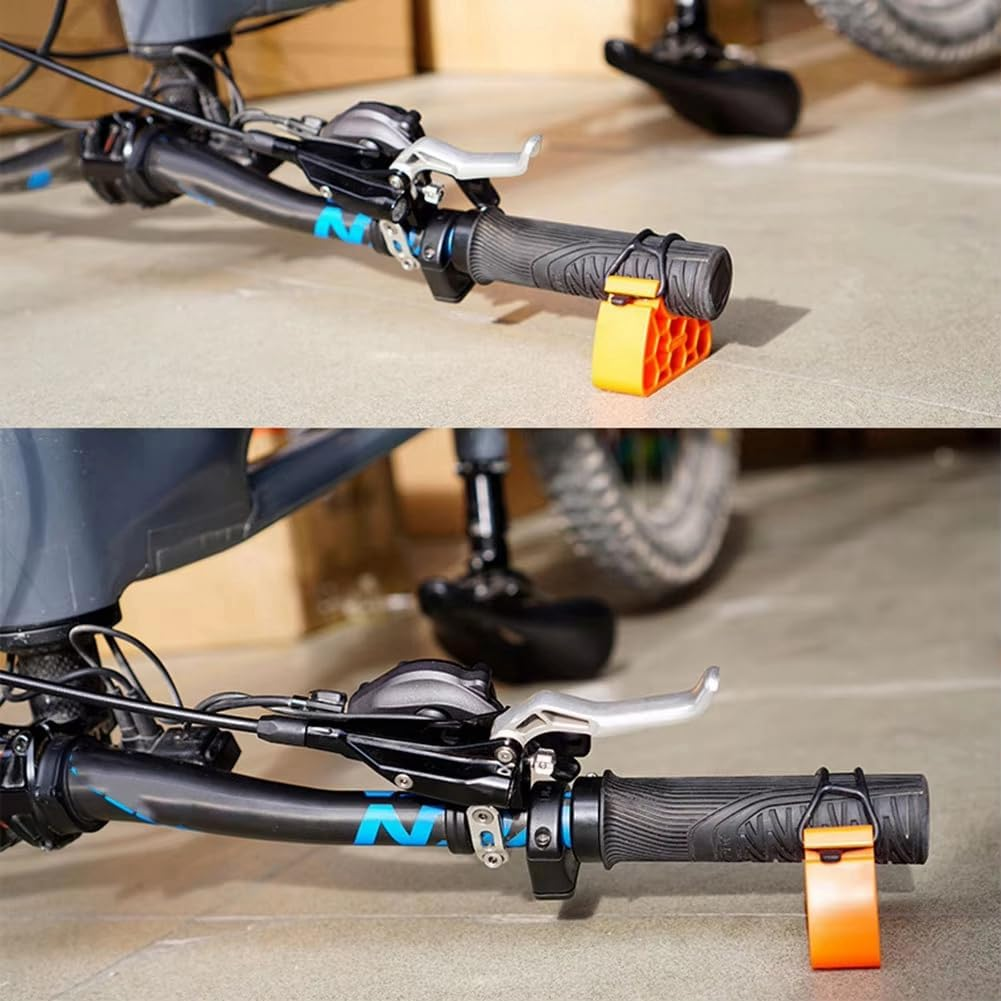 Biafiog Inverted Parking Rack Bicycle Handlebar Stand E-Bike Stable Clip-On Bracket Maintenance Repair Tool for 30-34Mm Grips image number 5