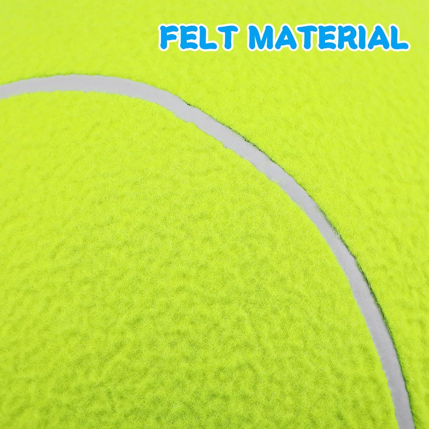 GANAZONO 2Pcs Tennis Large Toys for Dogs Oversized Tennis Balls for Exercise Training Interactive Play for Large Breeds image number 4