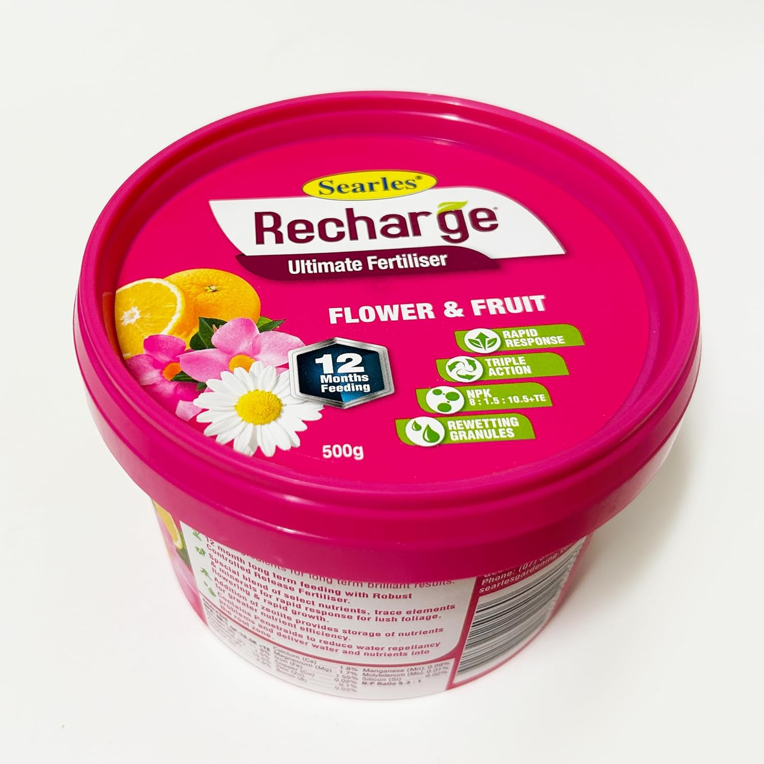 Recharge Controlled Release Fertiliser - Flower & Fruit 500G image number 3