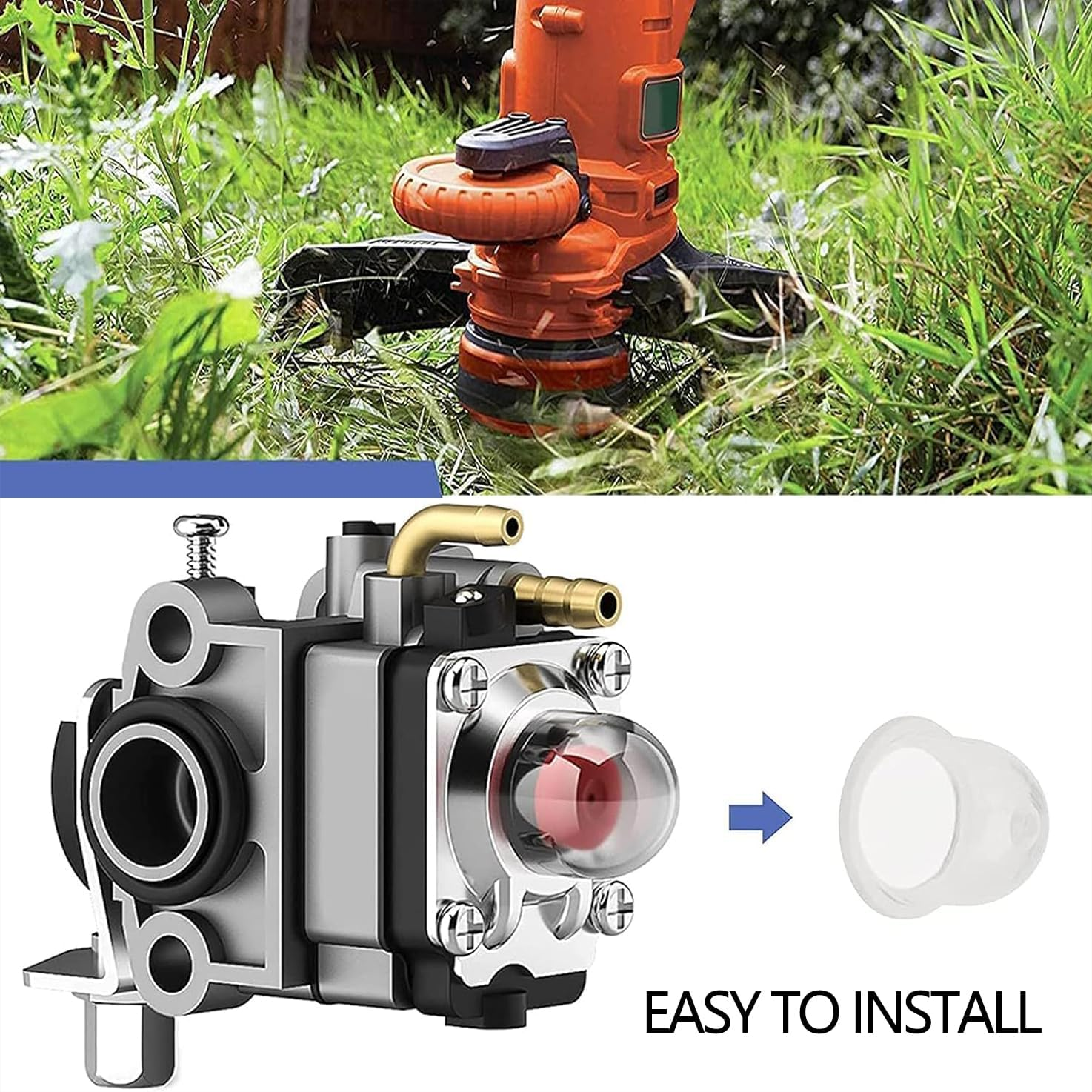 WADY Carburetor Primer Bulb Replacement, 20Pcs Carburetor Primer Bulbs Replacement for Primer Gas Fuel Bulb Pump Bulbs, Petrol Fuel Primer Bulb,Carburetor Primer Bulb Pump,Carburetor Oil Cup image number 3