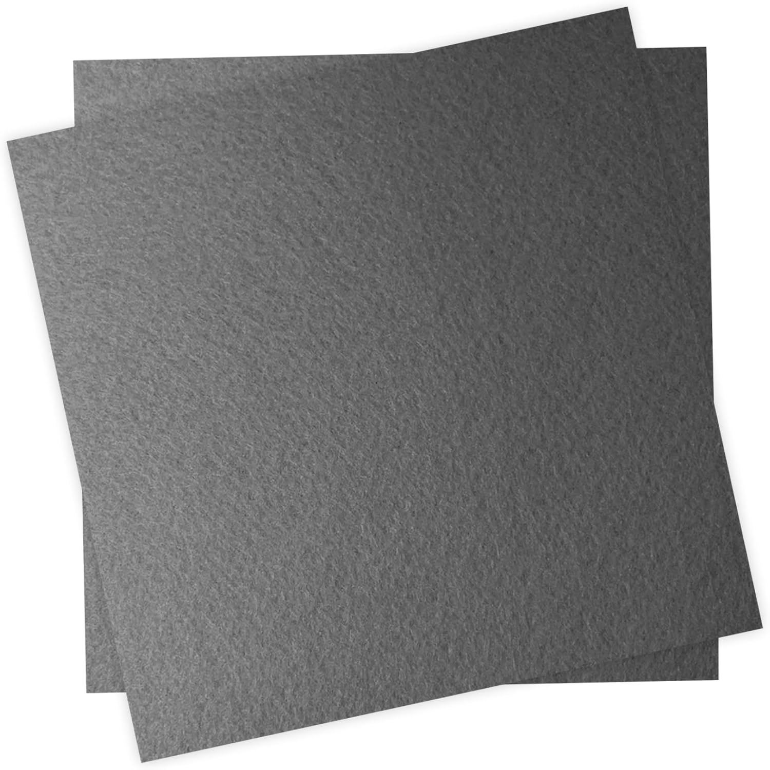 12" X 12" Felt Fabric Sheets for Crafts, Squares Felt Fabric Sheets, 1Mm Thick, Felt Paper for DIY Sewing Craft, Non-Woven Felt Fabric for Sewing Patchwork Material, 2Pcs (Grey) - Black image number 3