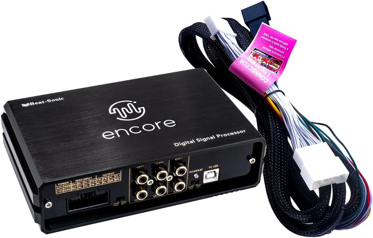 Car DSP Amplifier for Next-Gen Ranger &ndash; Plug & Play 4-Channel OEM Integration Amp (Encore X)