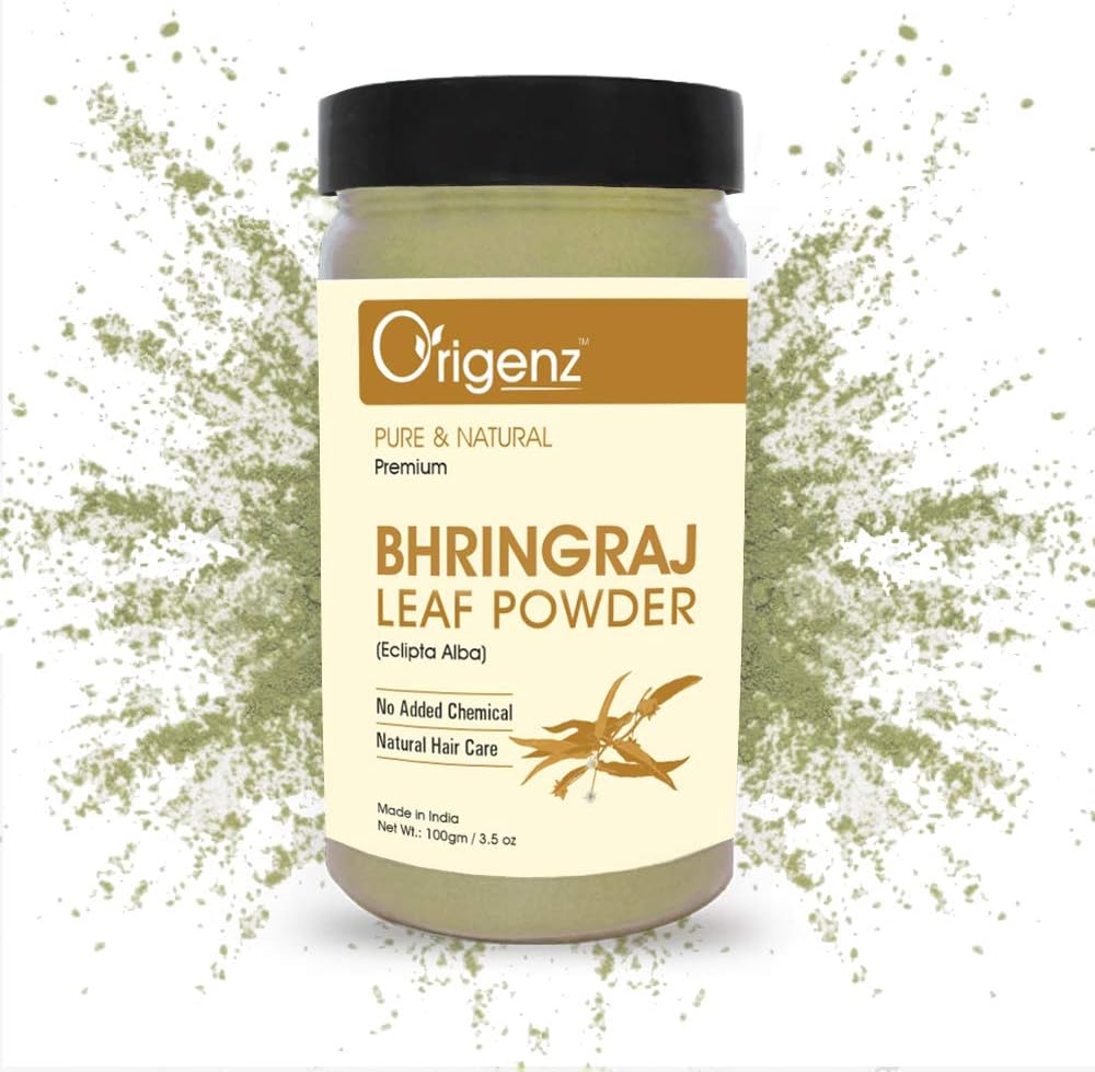 Origenz Premium Hair Care Combo (Bhringraj Powder 100Gm + Coconut Oil 100Ml) image number 1