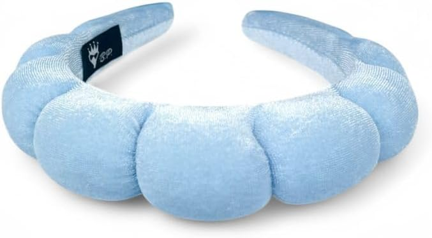 Bottega Della Principessa Ladies Curved Velvet Alice Band Alice Band Skin Care Viral Tik Tok Beauty Routine Makeup Spa with Organza Bag