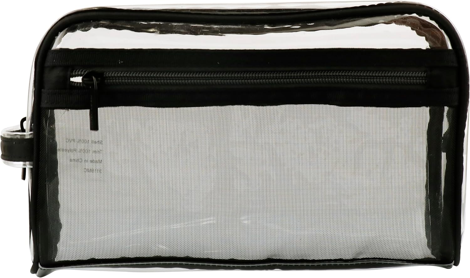 Conair Transparent Toiletry Travel Bag - Durable Organizer with Zippered Top, Front Pocket, Ideal for Toiletries, Makeup & Personal Items image number 1