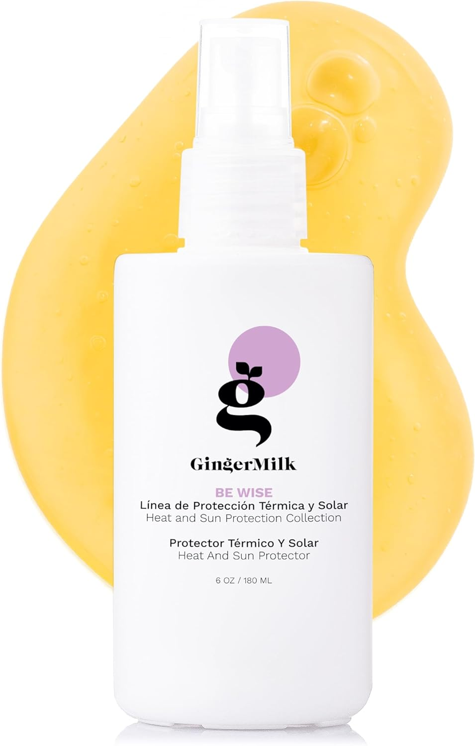 Ginger Root Extract | Thermal and Solar Protection for All Types of Women'S and Men'S Hair, Stimulates Growth and Controls Loss - 6 Onz | Be Wise image number 6