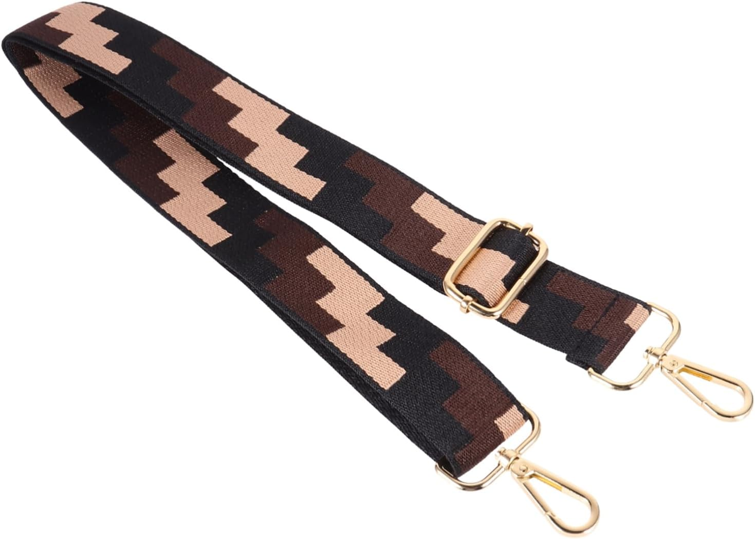 PERSELOSO Shoulder Bag Strap Wear Resistant Handbag Chain for DIY Replacement Purse Handle Durable and Versatile Belt with Buckles for Easy Installation