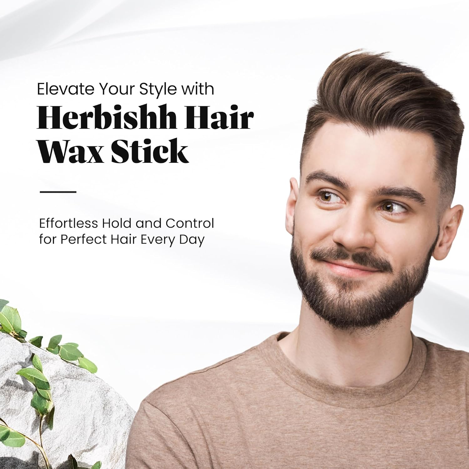 Herbishh Hair Wax Stick - Nourish & Style, Slick Wax Stick for Hair Smoothing, Flyaway Control, Frizz-Free, Perfect for Hairline & Nape Area, Pomade Stick for Hair Fly Away 2.7 OZ/75 G image number 6