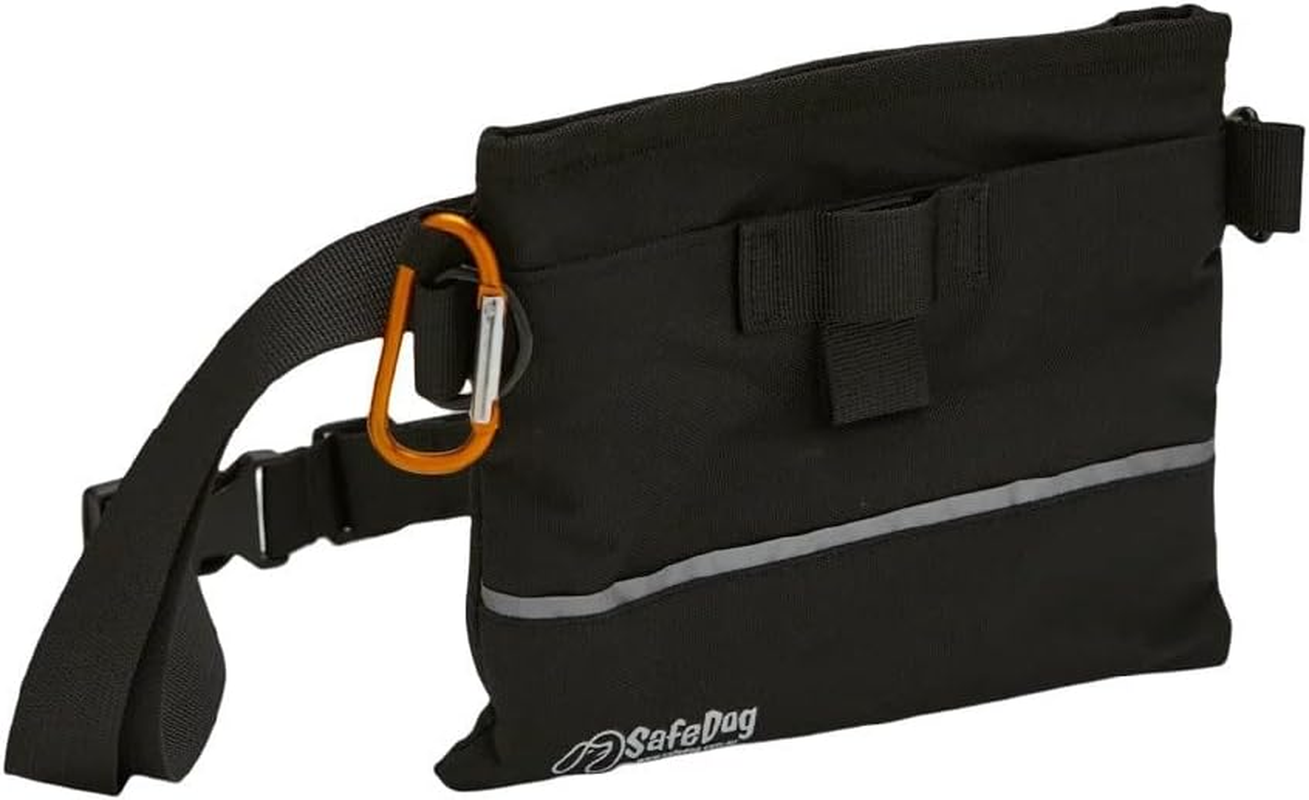 Safedog Professional Dog Training Treat Pouch - Magnetic Closure, Wide-Mouth Access, Zip-Out Liner, Waist Belt & Shoulder Strap - 200X150Mm image number 1