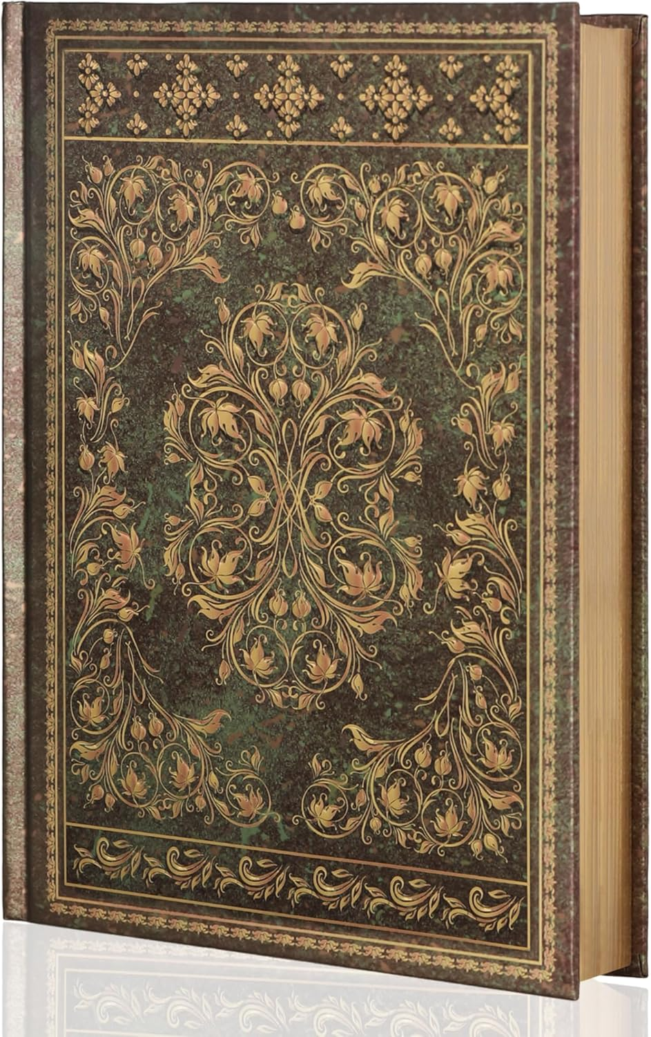 MGGAO Line Notebooks for Women Men, A5 Aesthetic Hardcover Ruled Diary, 100 GSM Journals for Writing for Work, Note Taking, Office School - Flowers 03 image number 6