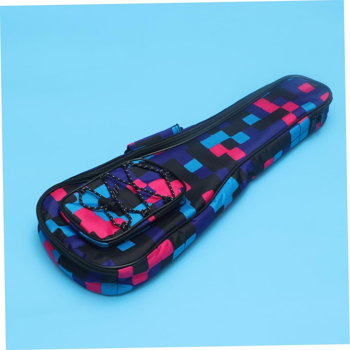 ERINGOGO Ukulele Carry Bag Ukulele Case Tote Bag Backpack Ukulele Bag Travelling Backpack Backpacks Ukulele Shoulder Bag Ukulele Storage Bag Ukulele Backpack Red image number 3