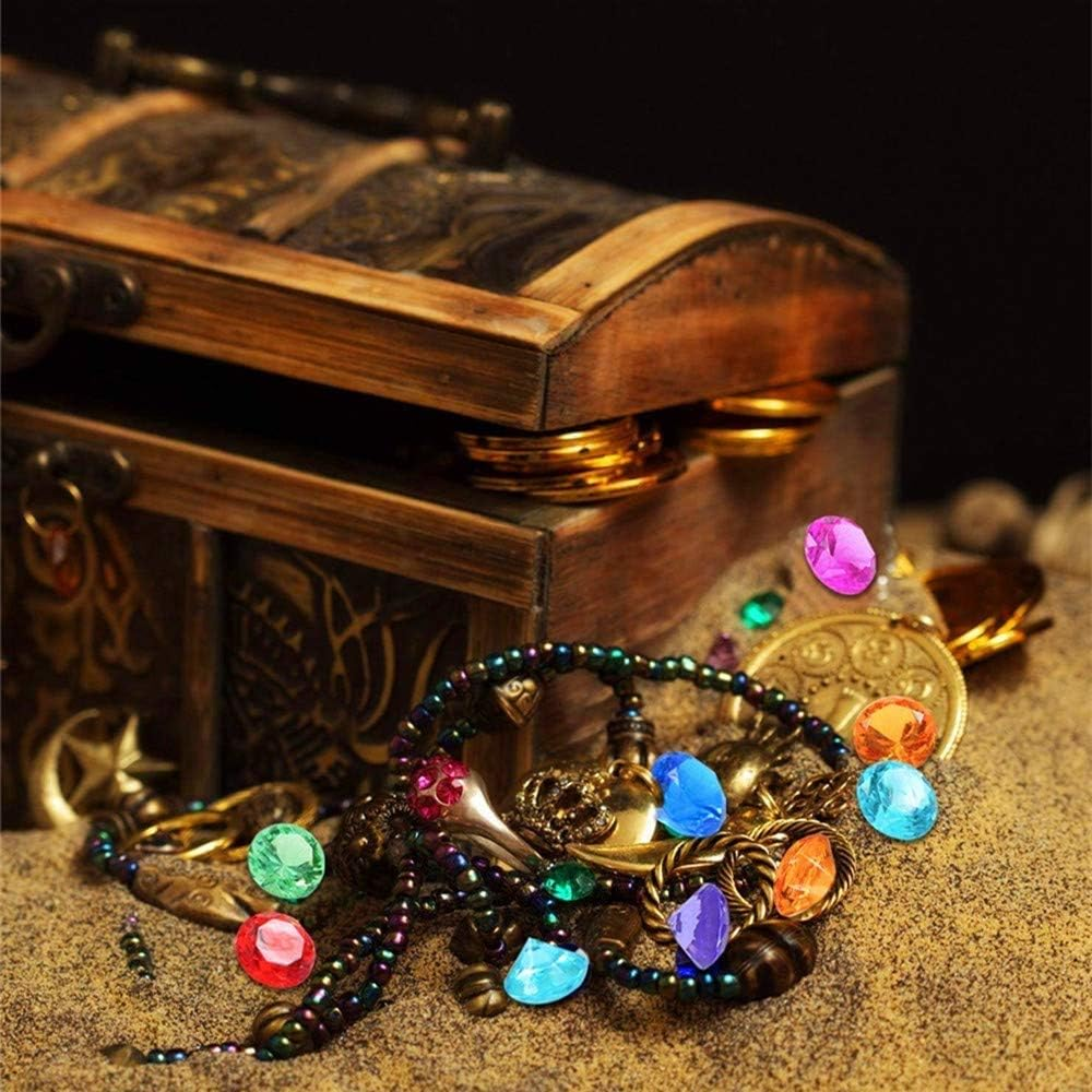 Kangruizhe 100 PCS Acrylic Crystal 20Mm round Diamond Crystals Treasure, Chest Hunt Party,Vase Fillers, Event, Wedding, Birthday Decoration Favor. (100Pcs) image number 2