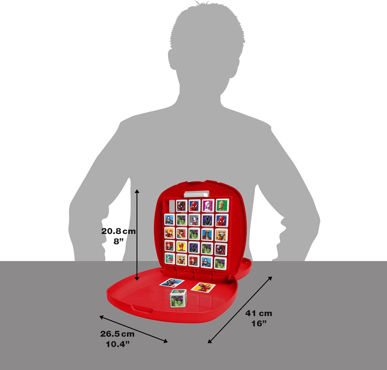 Top Trumps Match Marvel the Crazy Cube Game - Competetive, Strategic & Logic Board Game - Match 5 in Row Marvel Heroes! - 2+ Players Aged 4+ image number 6