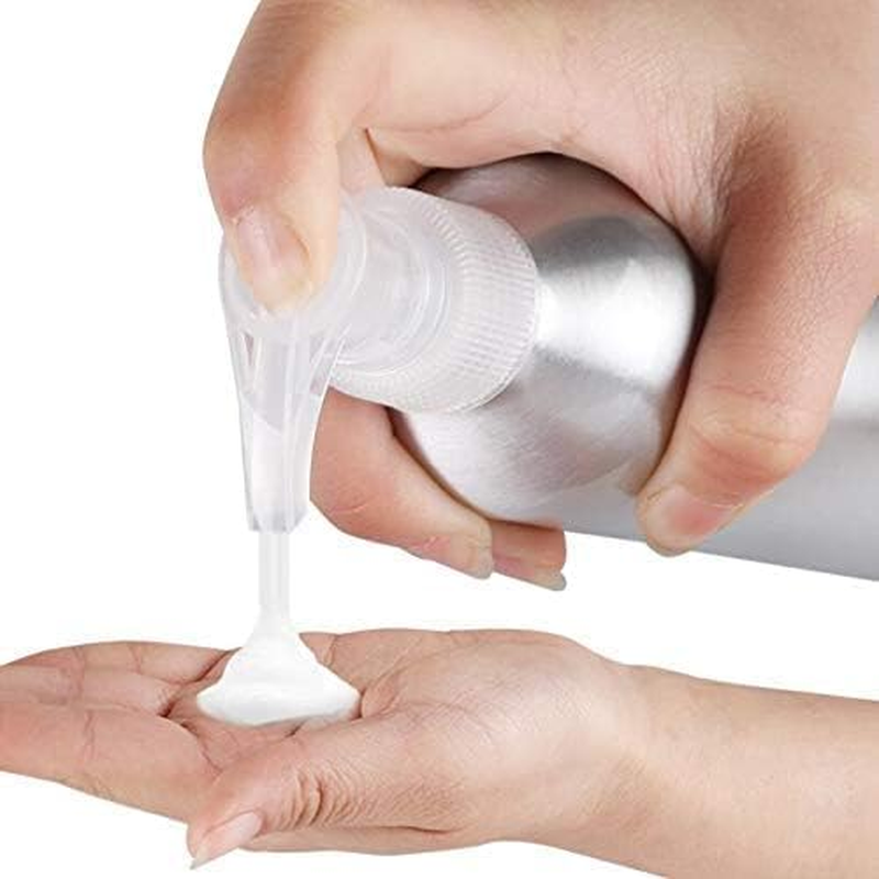 3 Pcs 250Ml Pump Bottle Dispenser Leak Proof Refillable Lotion Soap Shampoo Dispenser Cosmetic Containers Jar Kitchen Bathroom Shower Containers for Kitchen Bathroom (Style1, One Size) image number 3