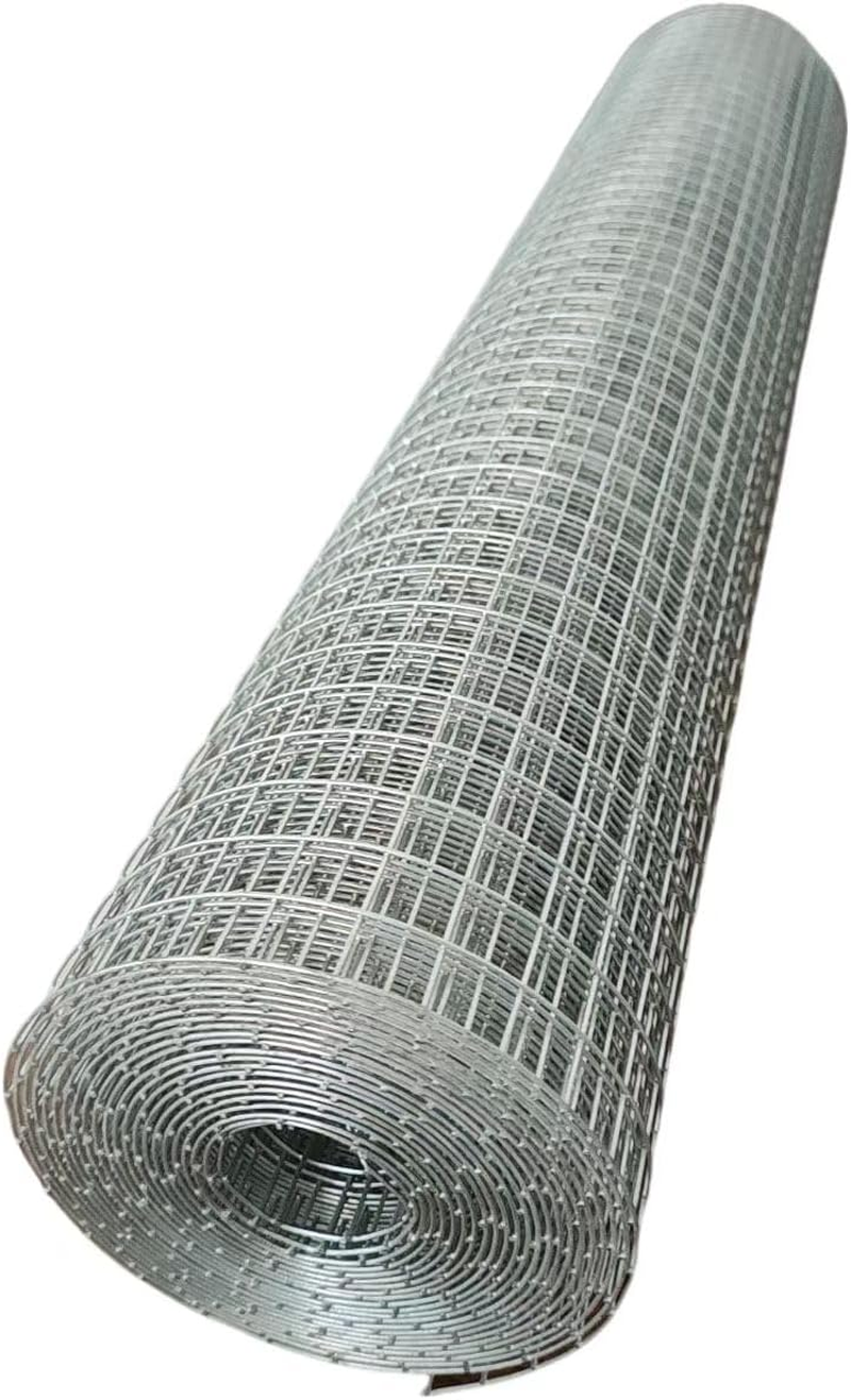 Hardware Cloth 1/2Inch 20Inx15Ft 19 Gauge,Double-Layer Hot-Dip Galvanizing after Welding,Chicken Wire Netting Garden Wire Fencing Rabbit Snake Fence Chicken Coop Plant Supports image number 3