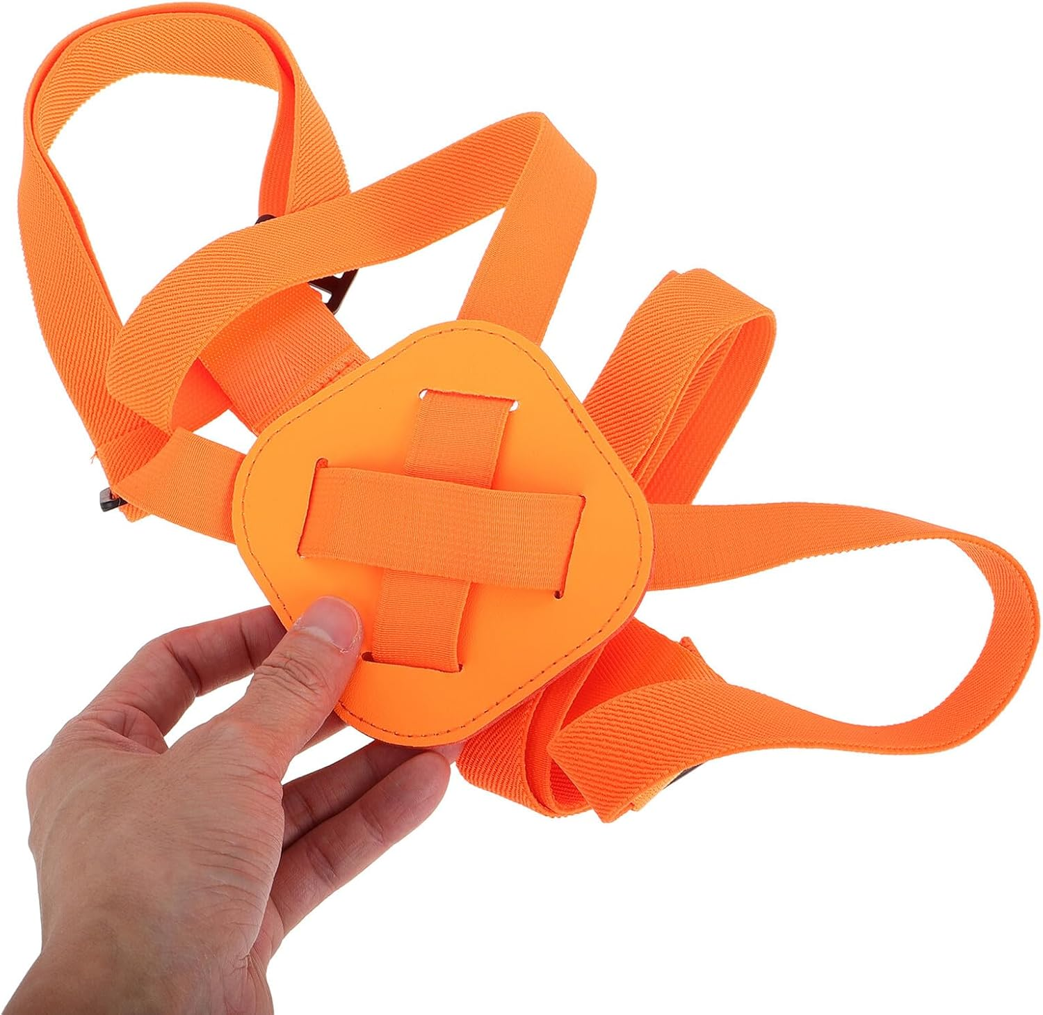 LRXIYODE Adjustable Elastic Luggage Straps with Buckle, Travel Bag Buckle Straps for Suitcases, Sturdy Orange Elastic Suitcase Belts, Travel Accessories for Secure Baggage Handling image number 4