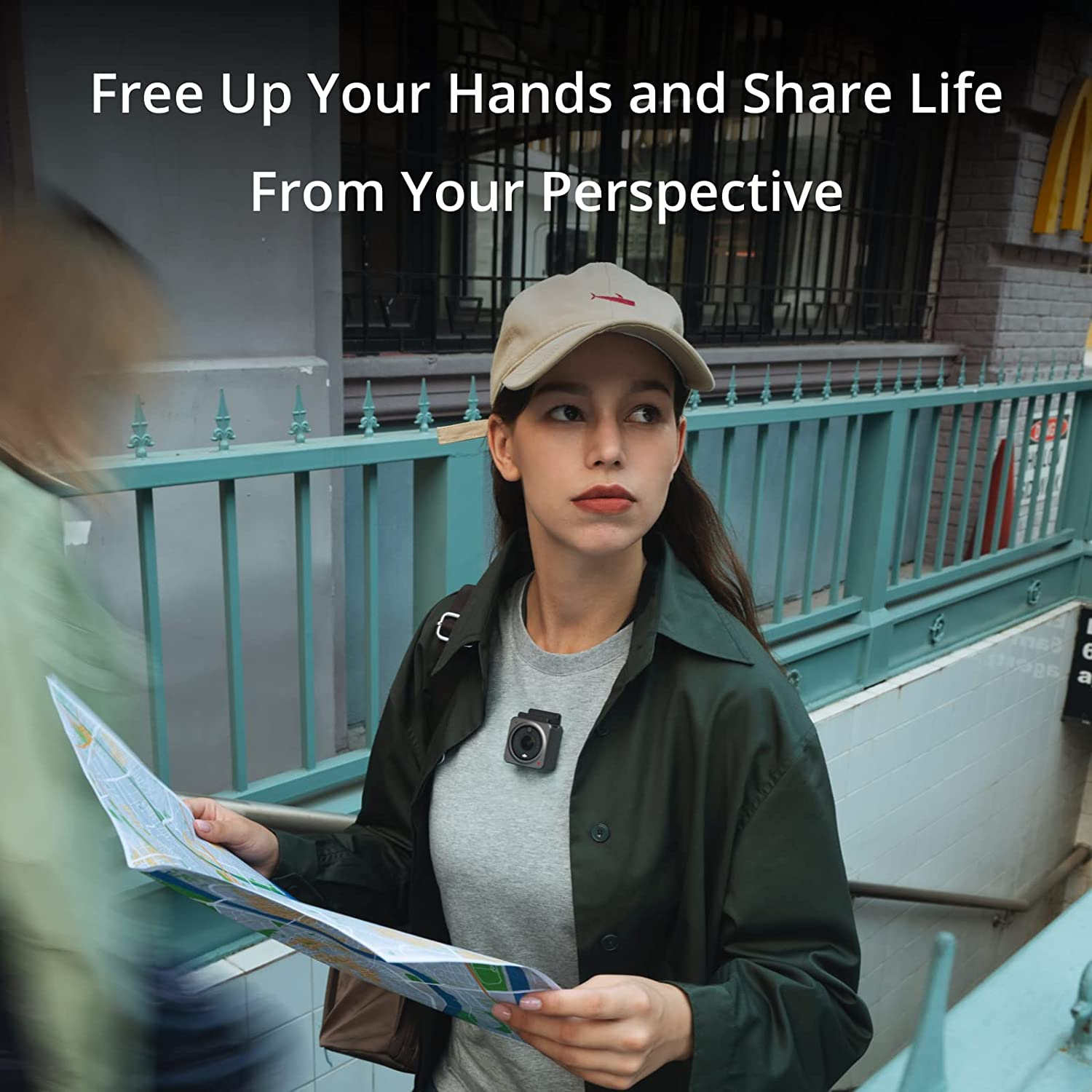 DJI Action 2 Dual-Screen Combo (32GB) without Magnetic Protective Case, 4K Action Camera with Dual OLED Touchscreens, 155&deg; FOV, Magnetic Attachments, Stabilization, Underwater Camera Ideal image number 5